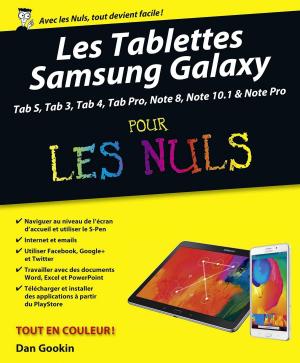 Book cover of Tablettes Samsung Galaxy Tab Pour les Nuls, nouvelle édition