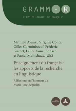 Cover of the book Enseignement du français : les apports de la recherche en linguistique by Kasper de Jonge