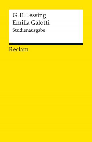 Cover of the book Emilia Galotti. Studienausgabe by Reiner Poppe, Friedrich Schiller