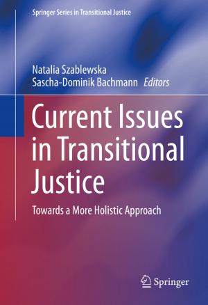 Cover of the book Current Issues in Transitional Justice by Jack Buffington