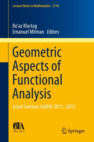 Cover of the book Geometric Aspects of Functional Analysis by Benjamin L. Saitluanga