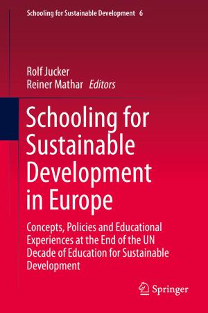 Cover of the book Schooling for Sustainable Development in Europe by 