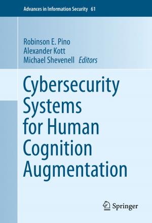 Cover of the book Cybersecurity Systems for Human Cognition Augmentation by Diego Oliva, Mohamed Abd Elaziz, Salvador Hinojosa