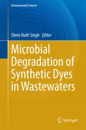 Cover of the book Microbial Degradation of Synthetic Dyes in Wastewaters by Elena Mikhailovna Egorova, Aslan Amirkhanovich Kubatiev, Vitaly Ivanovich Schvets