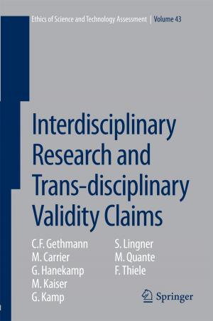 Cover of the book Interdisciplinary Research and Trans-disciplinary Validity Claims by 
