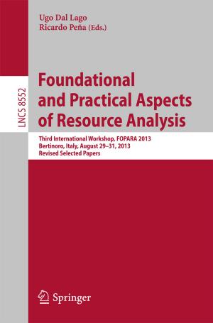 Cover of the book Foundational and Practical Aspects of Resource Analysis by Basudev Sahoo