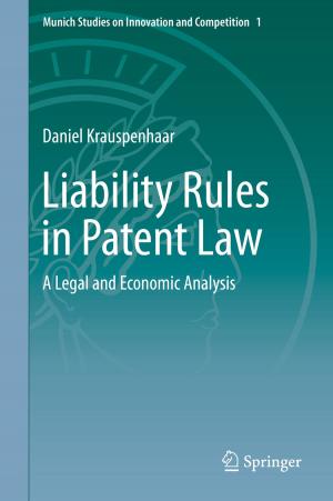 Cover of the book Liability Rules in Patent Law by L.H. Sobin, K.F. Mostofi, I.A. Sesterhenn, C.J. Jr. Davis