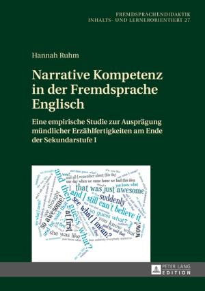 Cover of the book Narrative Kompetenz in der Fremdsprache Englisch by Gabriela E. Moreno