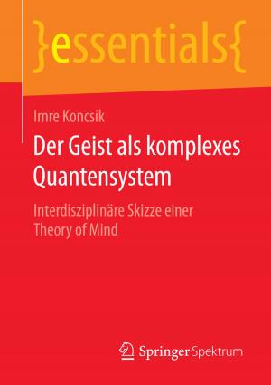 Cover of the book Der Geist als komplexes Quantensystem by Bernhard Rembold