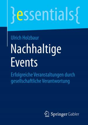 Cover of the book Nachhaltige Events by Karin Nickenig