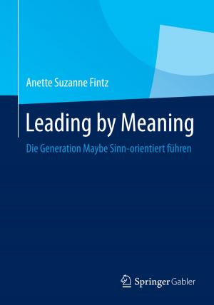 Book cover of Leading by Meaning