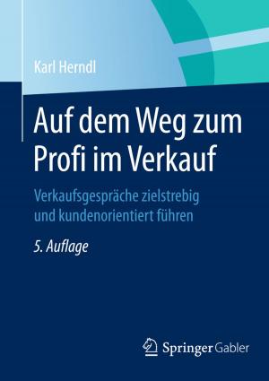 Cover of the book Auf dem Weg zum Profi im Verkauf by Benjamin Feindt, Nils Johannsen