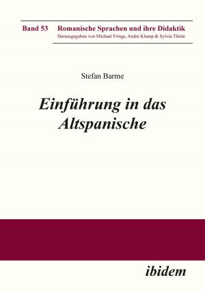 Cover of the book Einführung in das Altspanische by Victoria Oldenburger, Reinhard Ibler