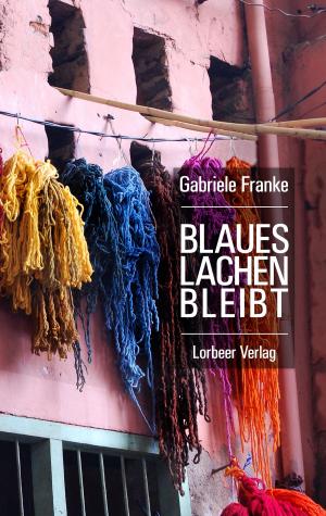 Book cover of Blaues Lachen bleibt
