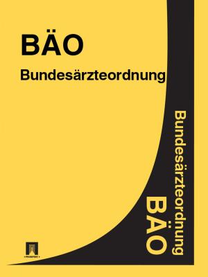 Cover of the book Bundesärzteordnung - BÄO by Svizzera