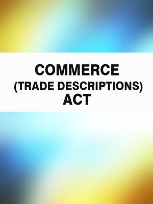 Cover of the book Commerce (Trade Descriptions) Act by Paul Carus
