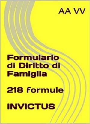 Cover of the book Formulario di diritto di famiglia by A. Manzoni