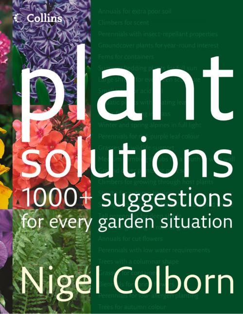 Cover of the book Plant Solutions by Nigel Colborn, HarperCollins Publishers