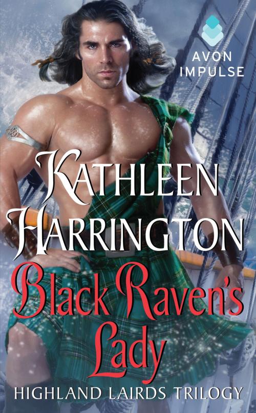 Cover of the book Black Raven's Lady by Kathleen Harrington, Avon Impulse
