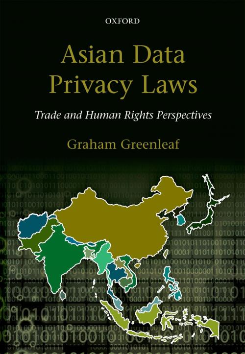 Cover of the book Asian Data Privacy Laws by Graham Greenleaf, OUP Oxford