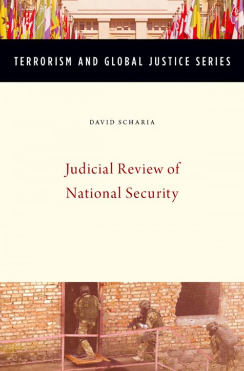 Cover of the book Judicial Review of National Security by David Scharia, Oxford University Press