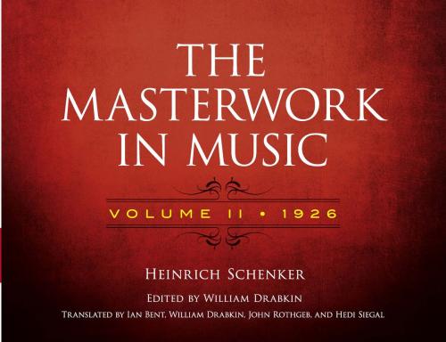 Cover of the book The Masterwork in Music: Volume II, 1926 by Heinrich Schenker, Dover Publications