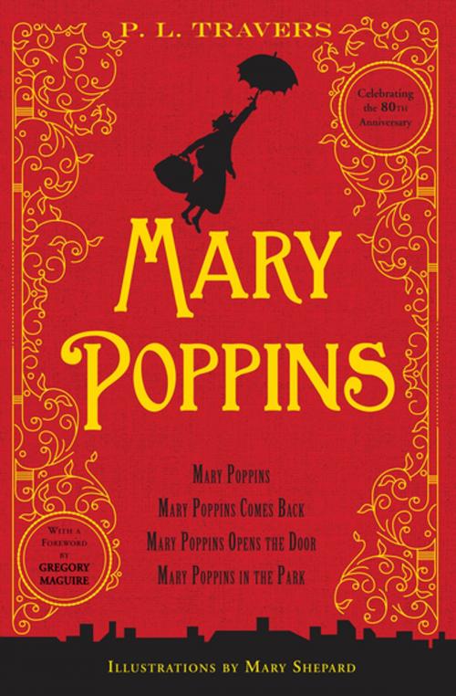 Cover of the book Mary Poppins by P. L. Travers, Houghton Mifflin Harcourt