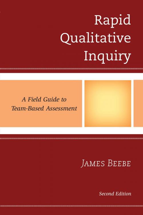 Cover of the book Rapid Qualitative Inquiry by James Beebe, Rowman & Littlefield Publishers