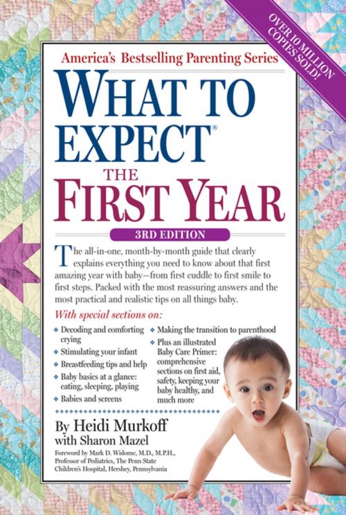 Cover of the book What to Expect the First Year by Heidi Murkoff, Sharon Mazel, Workman Publishing Company