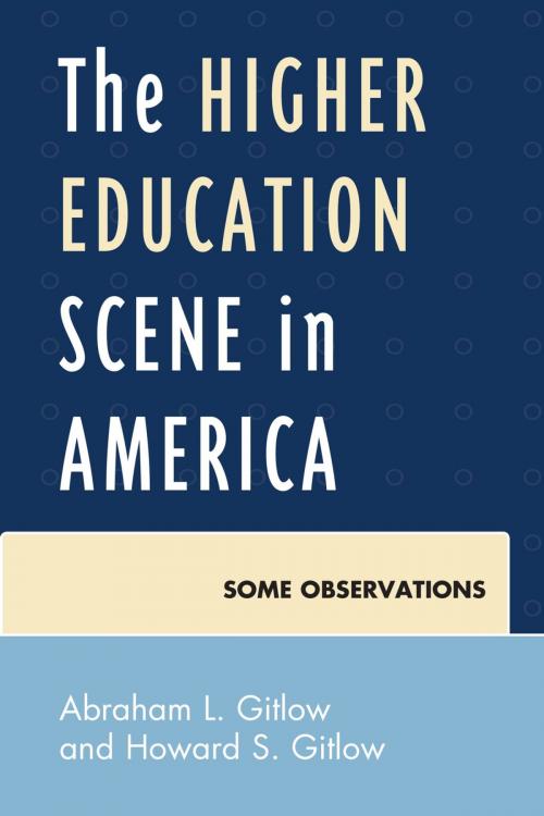 Cover of the book The Higher Education Scene in America by Abraham Gitlow, Howard Gitlow, UPA