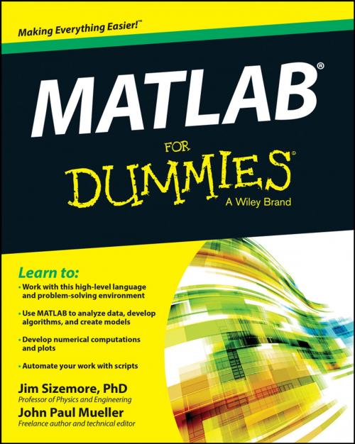 Cover of the book MATLAB For Dummies by Jim Sizemore, John Paul Mueller, Wiley