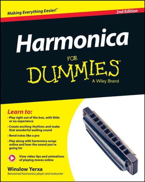 Cover of the book Harmonica For Dummies by Winslow Yerxa, Wiley