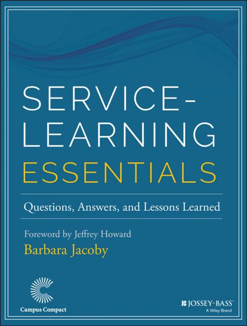 Cover of the book Service-Learning Essentials by Barbara Jacoby, Wiley