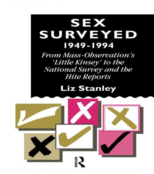 Cover of the book Sex Surveyed, 1949-1994 by Liz Stanley University of Manchester., Taylor and Francis