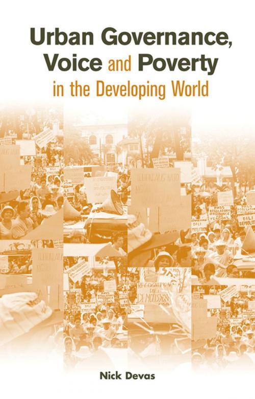Cover of the book Urban Governance Voice and Poverty in the Developing World by Nick Devas, Taylor and Francis
