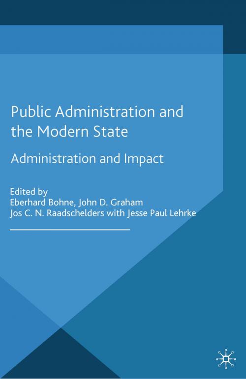 Cover of the book Public Administration and the Modern State by J. Lehrke, Palgrave Macmillan UK