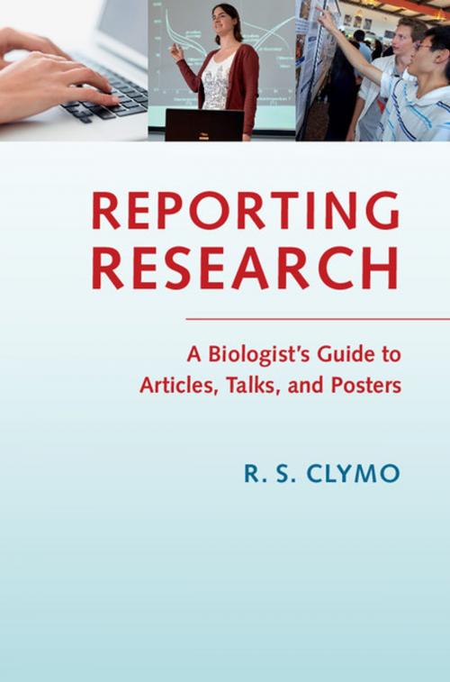 Cover of the book Reporting Research by R. S. Clymo, Cambridge University Press