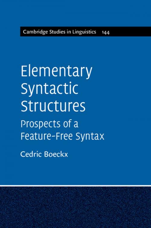 Cover of the book Elementary Syntactic Structures by Cedric Boeckx, Cambridge University Press