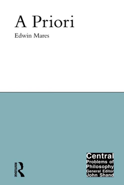 Cover of the book A Priori by Edwin Mares, Taylor and Francis