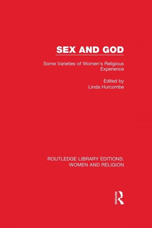 Cover of the book Sex and God (RLE Women and Religion) by , Taylor and Francis