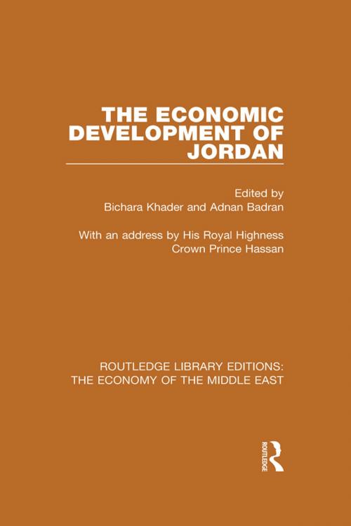 Cover of the book The Economic Development of Jordan (RLE Economy of Middle East) by , Taylor and Francis