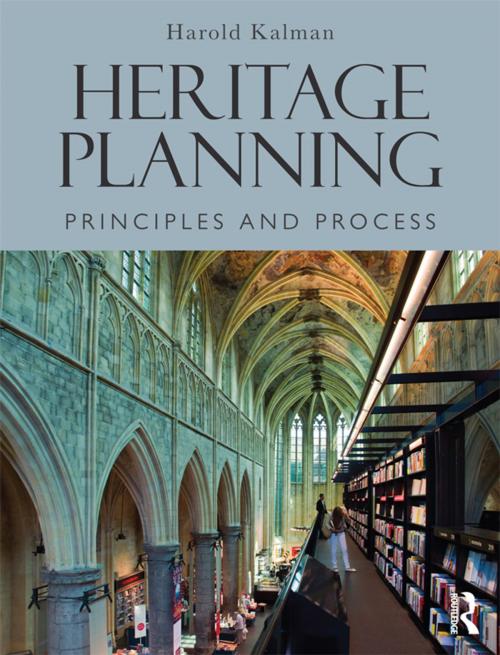 Cover of the book Heritage Planning by Harold Kalman, Taylor and Francis