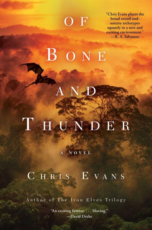 Cover of the book Of Bone and Thunder by Chris Evans, Gallery Books