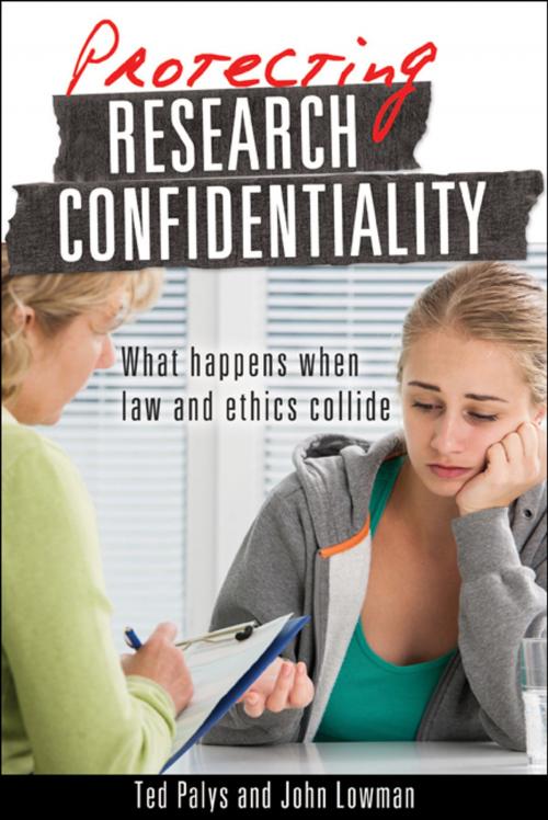 Cover of the book Protecting Research Confidentiality by Ted Palys, John Lowman, James Lorimer & Company Ltd., Publishers