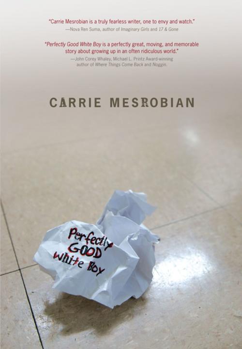 Cover of the book Perfectly Good White Boy by Carrie Mesrobian, Lerner Publishing Group