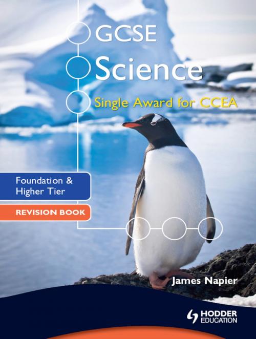 Cover of the book GCSE Science Single Award for CCEA: Foundation and Higher Tier Revision Book by James Napier, Hodder Education