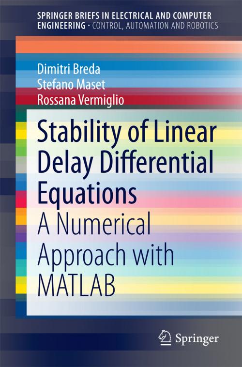 Cover of the book Stability of Linear Delay Differential Equations by Dimitri Breda, Stefano Maset, Rossana Vermiglio, Springer New York