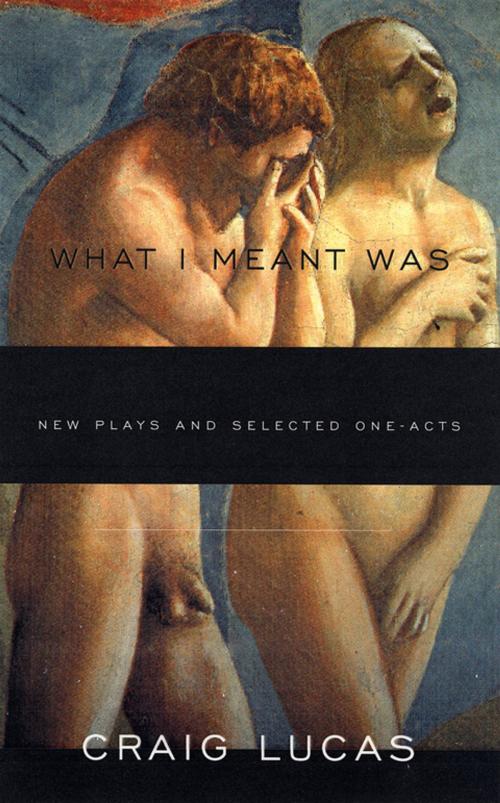 Cover of the book What I Meant Was by Craig Lucas, Theatre Communications Group