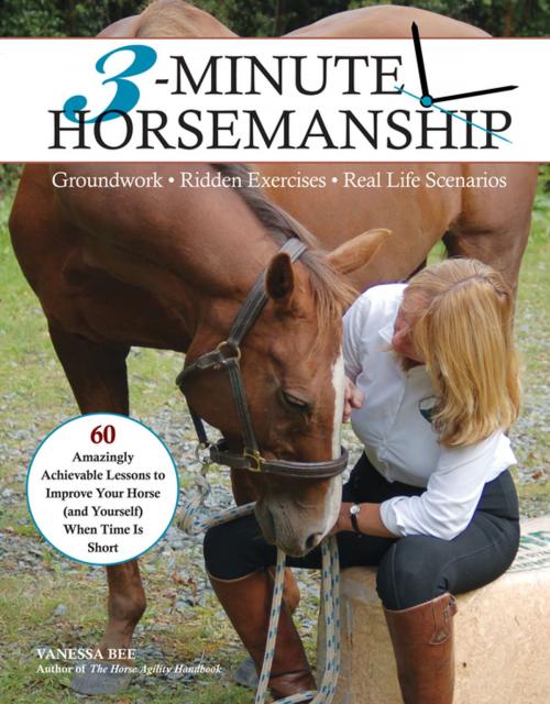 Cover of the book 3-Minute Horsemanship by Vanessa Bee, Trafalgar Square Books