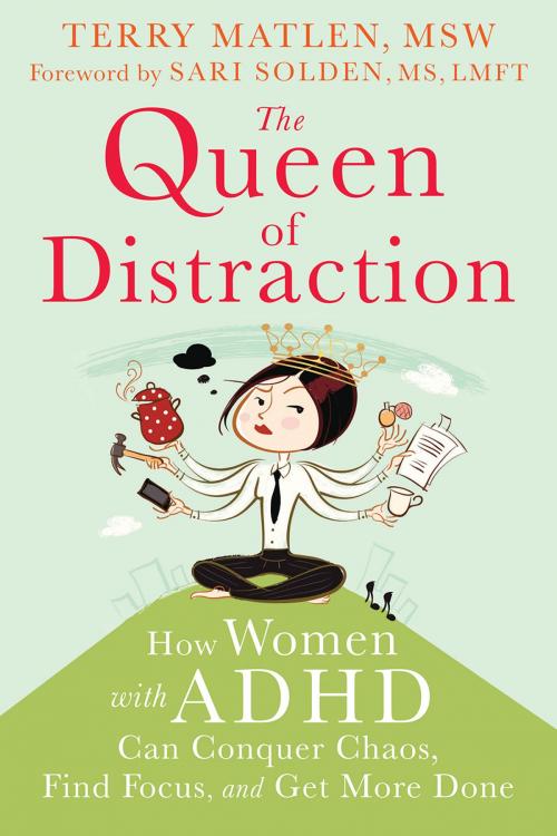 Cover of the book The Queen of Distraction by Terry Matlen, MSW, New Harbinger Publications